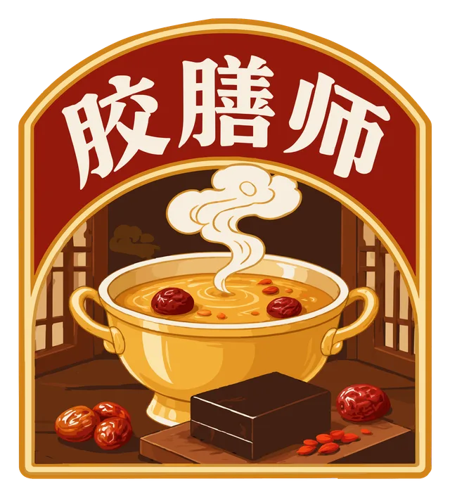 胶膳师标准徽章